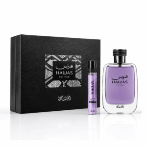 Rasasi Travel Gift Set Hawas For Him EDP 100 Ml + EDP 8 Ml Set